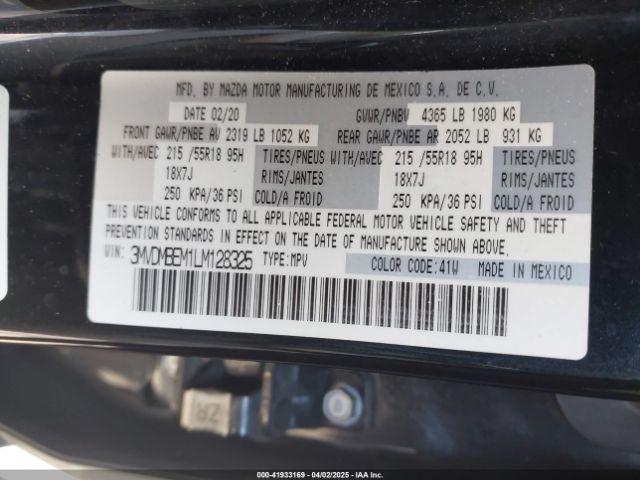 3MVDMBEM1LM128325 Mazda Cx-30 Premium Package