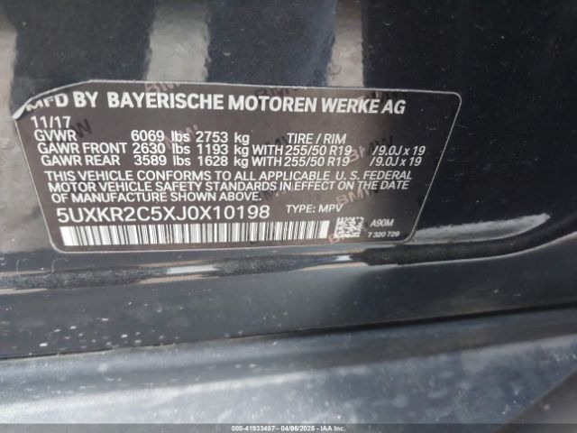 5UXKR2C5XJ0X10198 BMW X5 Sdrive35i