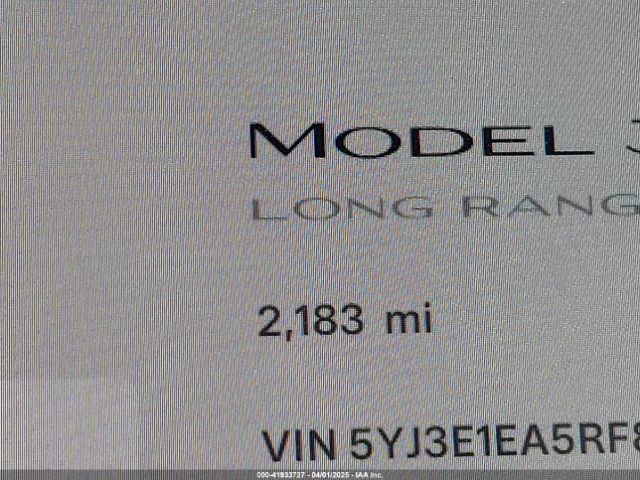 5YJ3E1EA5RF870377 Tesla MODEL 3
