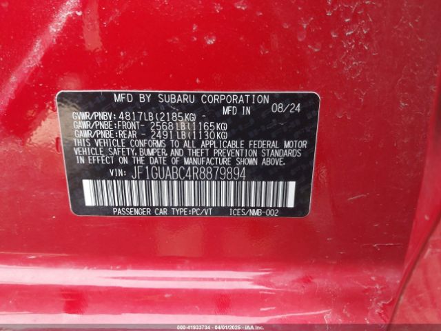 JF1GUABC4R8879894 Subaru Impreza Base 5-door