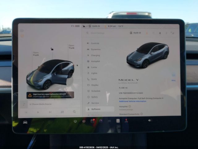 7SAYGDED5RF103983 Tesla Model Y Long Range Dual Motor All-wheel Drive/rwd