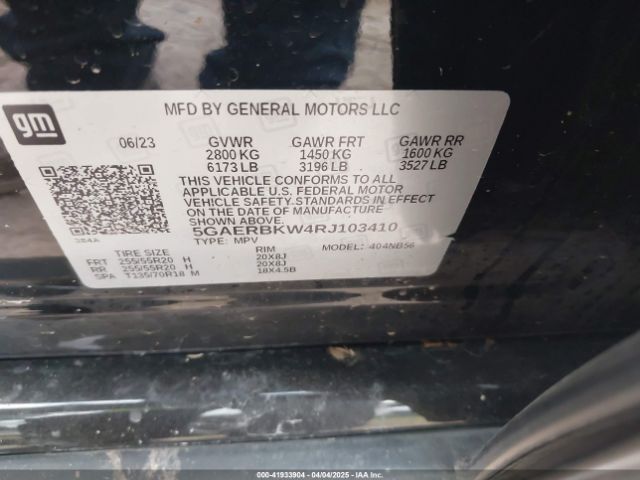 5GAERBKW4RJ103410 Buick Enclave Essence Fwd