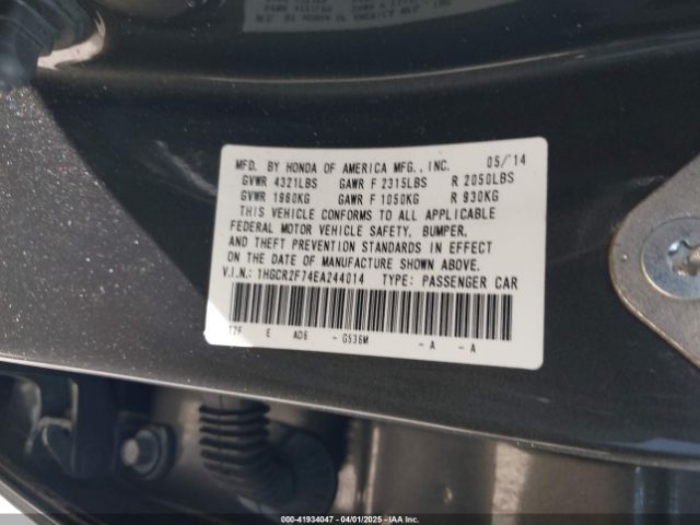 1HGCR2F74EA244014 Honda ACCORD EX