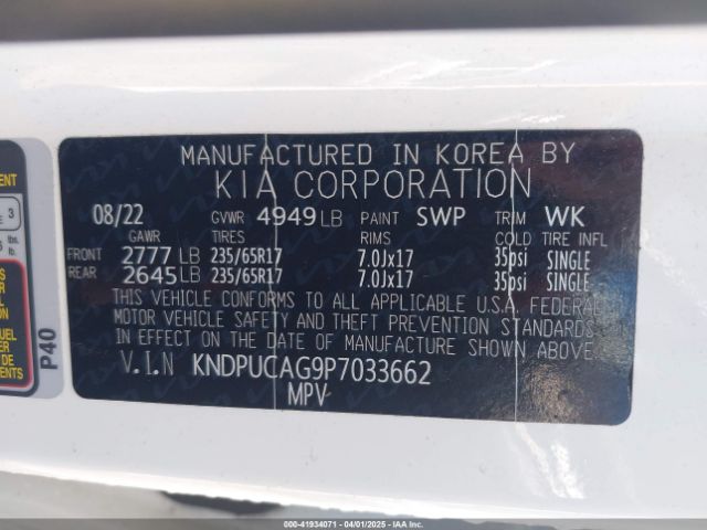 2023 KIA SPORTAGE HYBRID KNDPUCAG9P7033662 Photo 8