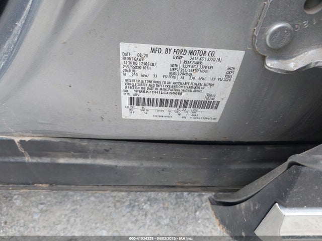 1FMSK7DH1LGC96665 Ford EXPLORER XLT