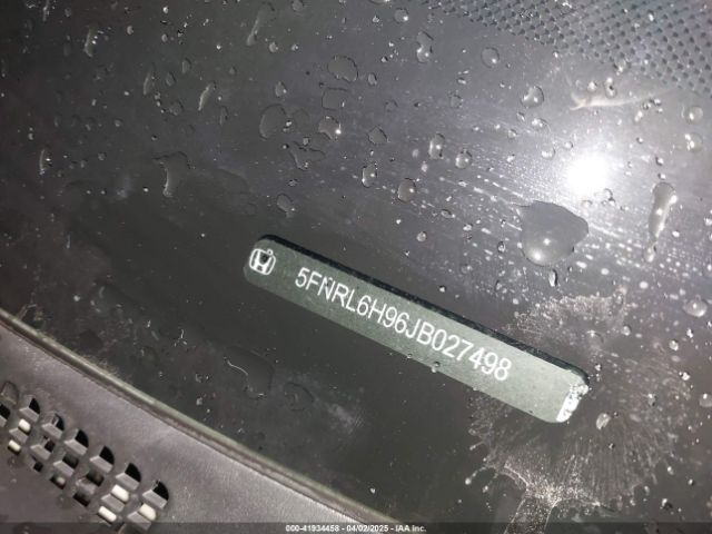5FNRL6H96JB027498 Honda Odyssey Elite