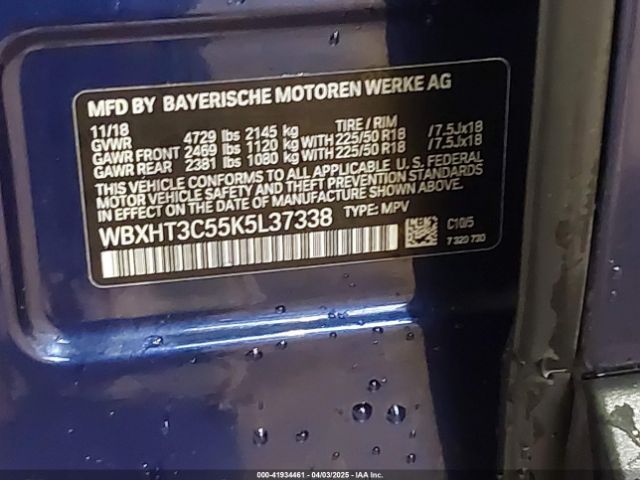 WBXHT3C55K5L37338 BMW X1 Xdrive28i