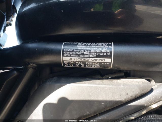 2023 HONDA CMX1100 JH2SC836XPK201263 Photo 9