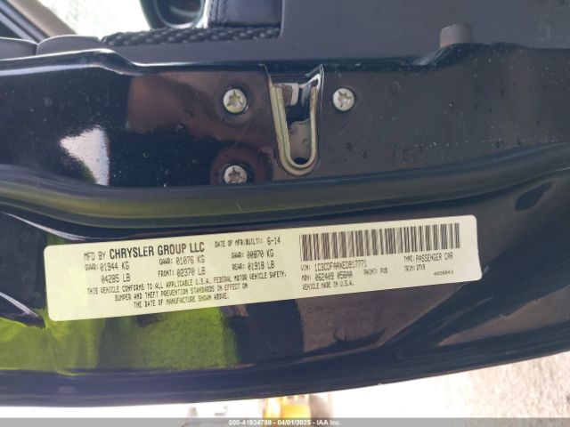 1C3CDFAAXED917771 Dodge DART SE