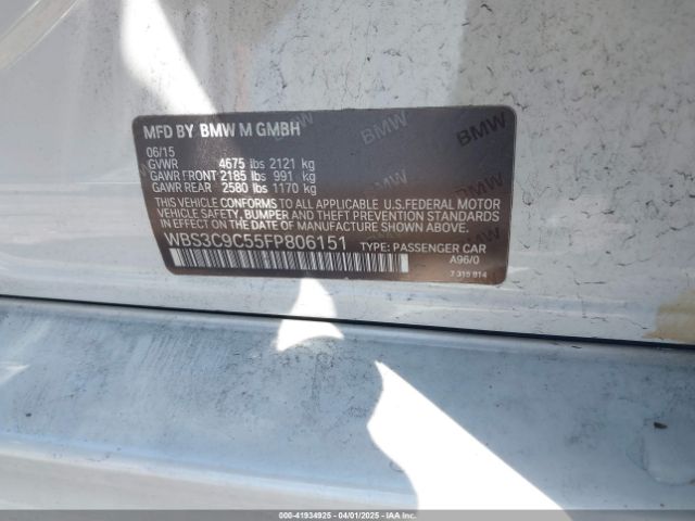 WBS3C9C55FP806151 BMW M3