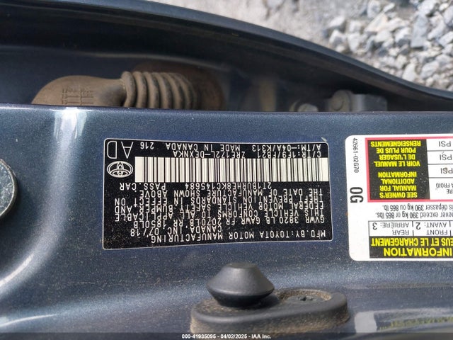 Toyota 2zr-fe 2019 2T1BURHE8KC145684 Image 9