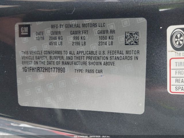 1G1FH1R72H0177890 Chevrolet CAMARO 2SS