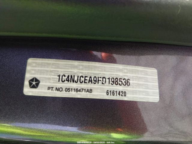 1C4NJCEA9FD198536 Jeep Compass High Altitude Edition