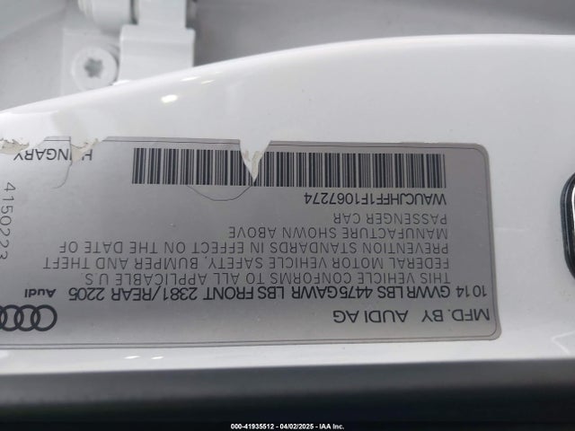 WAUCJHFF1F1067274 Audi A3 2.0 Tdi Premium