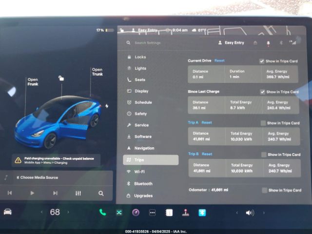 5YJ3E1EA5MF991161 Tesla Model 3 Standard Range Plus Rear-wheel Drive