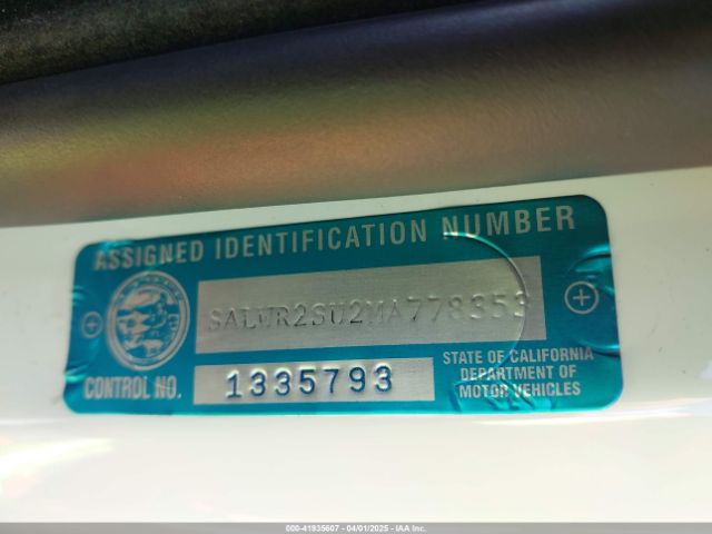 2021 LAND ROVER RANGE ROVER SPORT SALWR2SU2MA778353 Photo 8