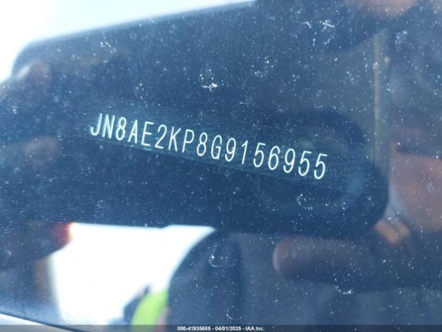 JN8AE2KP8G9156955 Nissan Quest Platinum/s/sl/sv