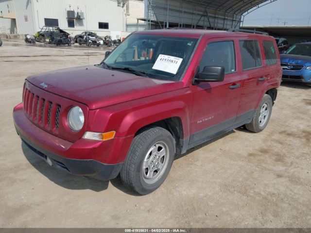 1C4NJPBBXHD103389 Jeep Patriot Sport Fwd