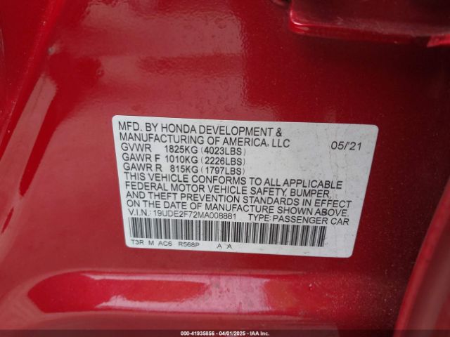 19UDE2F72MA008881 Acura Ilx Premium Package/technology Package