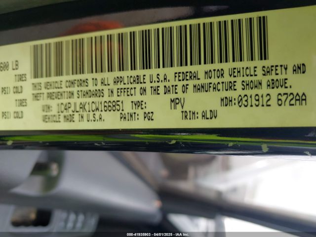 2012 JEEP LIBERTY 1C4PJLAK1CW166851 Photo 8