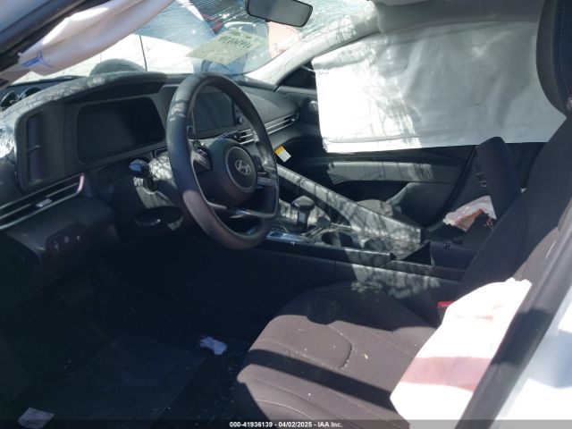 KMHLM4DJXSU138034 Hyundai Elantra Hybrid Blue
