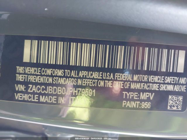 ZACCJBDB0JPH79591 Jeep Renegade Limited 4x4