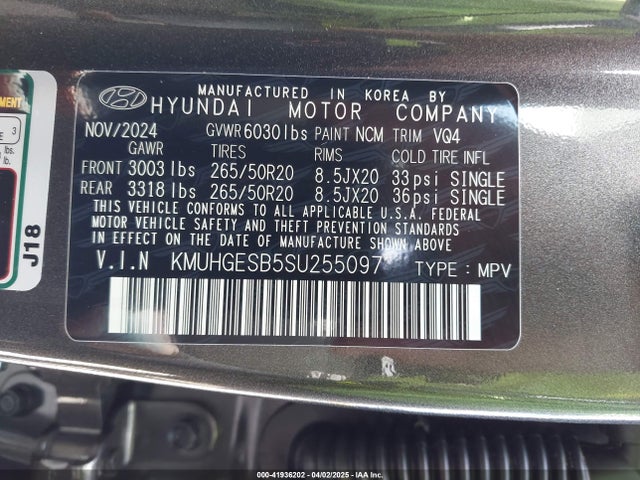 KMUHGESB5SU255097 Genesis Gv80 2.5t Select Awd
