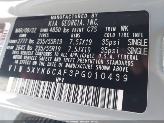 5XYK6CAF3PG010439 KIA Sportage X-line