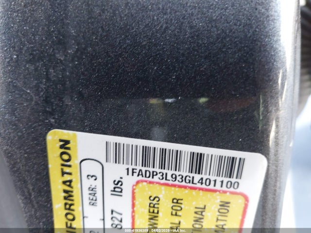 Ford FOCUS ST 2016 1FADP3L93GL401100 Image 9