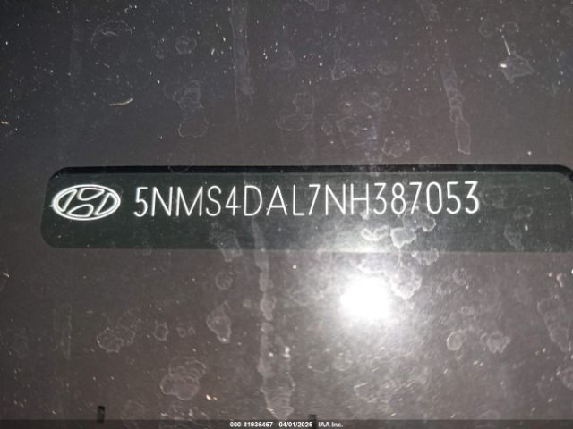 5NMS4DAL7NH387053 Hyundai Santa Fe Limited