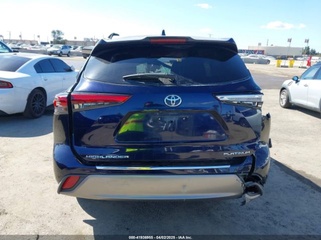 5TDFZRAH6NS126800 Toyota Highlander Platinum