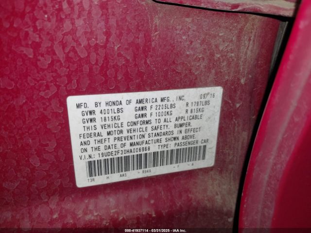 19UDE2F30HA006968 Acura Ilx Acurawatch Plus Package