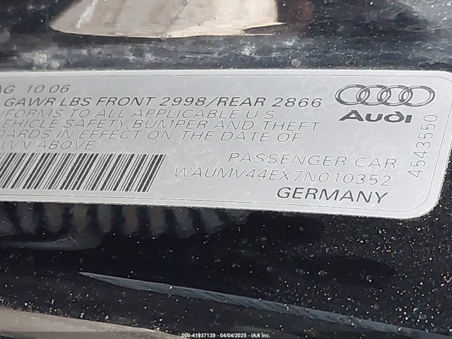 2007 AUDI A8 L WAUMV44EX7N010352 Photo 8