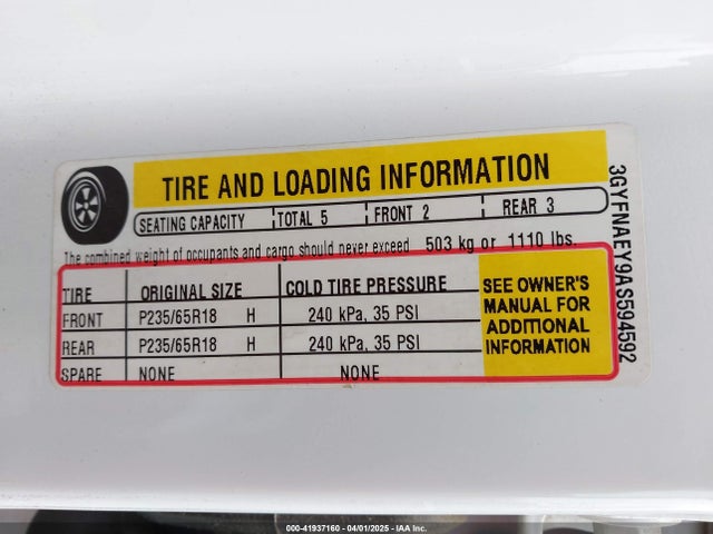 2010 CADILLAC SRX 3GYFNAEY9AS594592 Photo 8