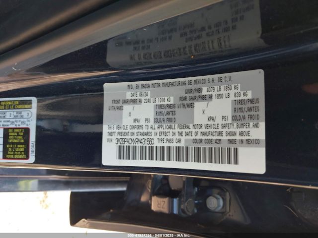 3MZBPACMXRM431560 Mazda Mazda3 2.5 S Preferred
