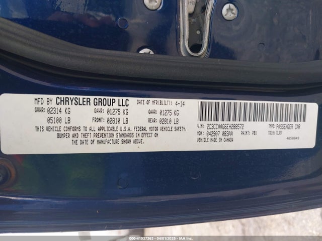 2C3CCAAG6EH288572 Chrysler 300