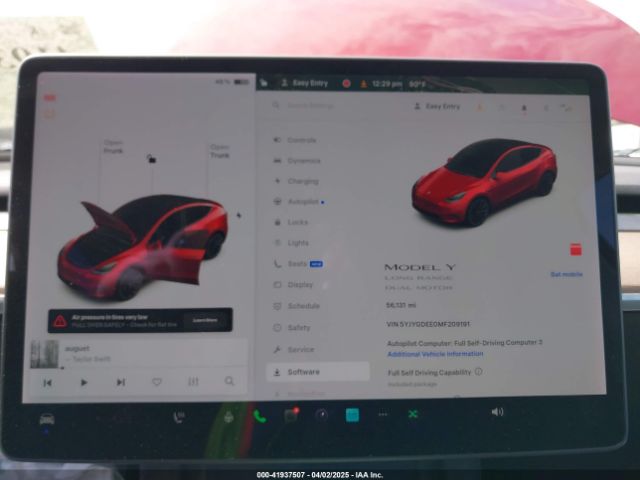 5YJYGDEE0MF209191 Tesla Model Y Long Range Dual Motor All-wheel Drive