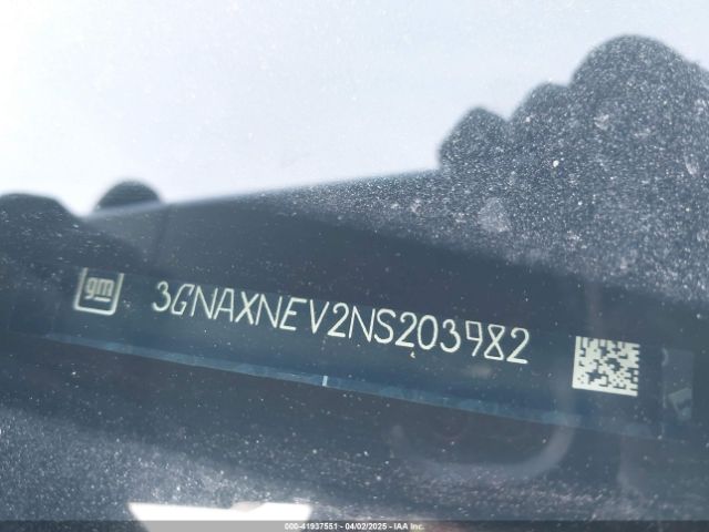 3GNAXNEV2NS203982 Chevrolet Equinox Fwd Premier
