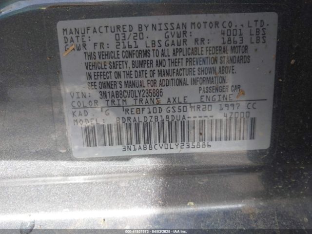 2020 NISSAN SENTRA 3N1AB8CV0LY235886 Photo 8