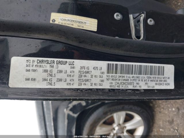 1C4NJRCBXED503572 Jeep Patriot Limited