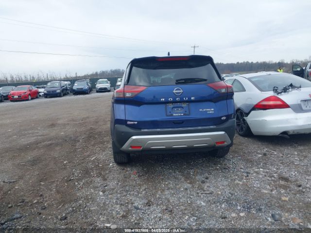 JN8BT3DD8NW270407 Nissan Rogue Platinum Intelligent Awd