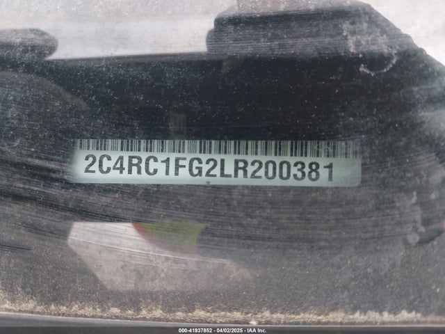 Chrysler 2020 2020 2C4RC1FG2LR200381 Image 9