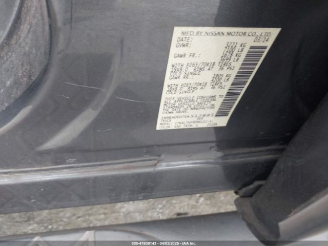 1N6BA0ED7EN512895 Nissan TITAN SV