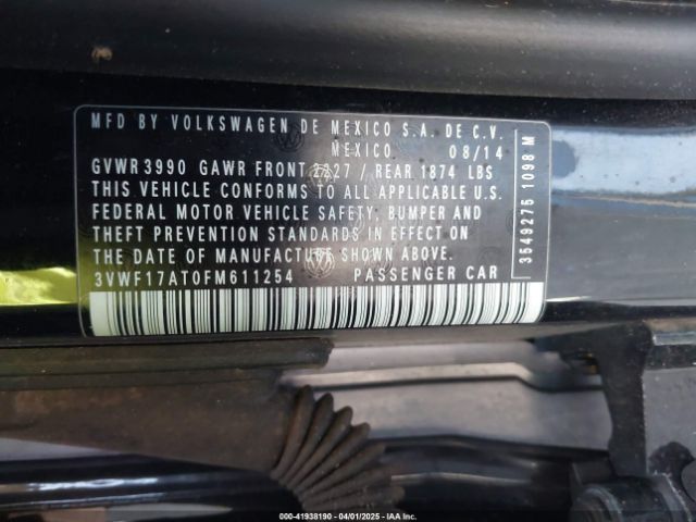 3VWF17AT0FM611254 Volkswagen Beetle 1.8t Classic