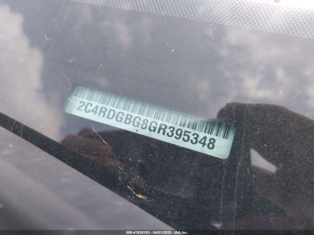 2C4RDGBG8GR395348 Dodge Grand Caravan Se