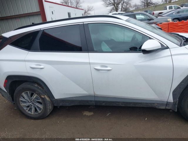 KM8JBCD12RU184474 Hyundai Tucson Hybrid Blue