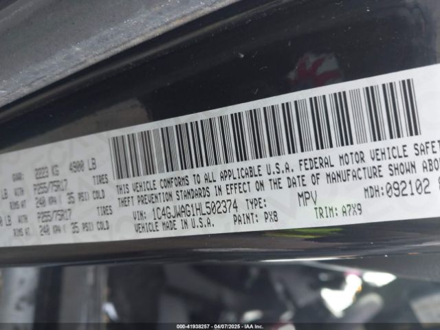 1C4GJWAG1HL502374 Jeep Wrangler Sport 4x4