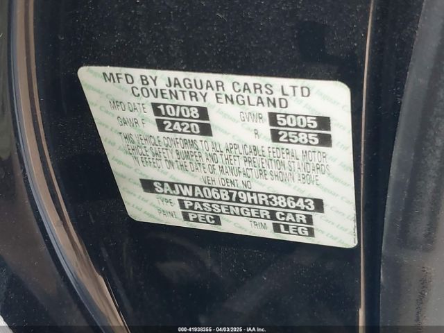 2009 JAGUAR XF SAJWA06B79HR38643 Photo 8