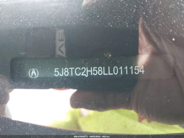 5J8TC2H58LL011154 Acura Rdx Technology Package