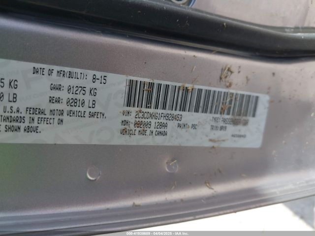 2C3CDXHG1FH928453 Dodge Charger Sxt